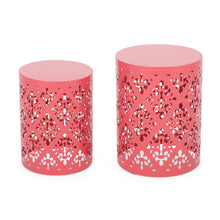 Load image into Gallery viewer, Outdoor Metal Modern Design End Table
