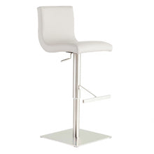 Load image into Gallery viewer, Steel Swivel Low Back Bar Height Bar Chair - White / Silver
