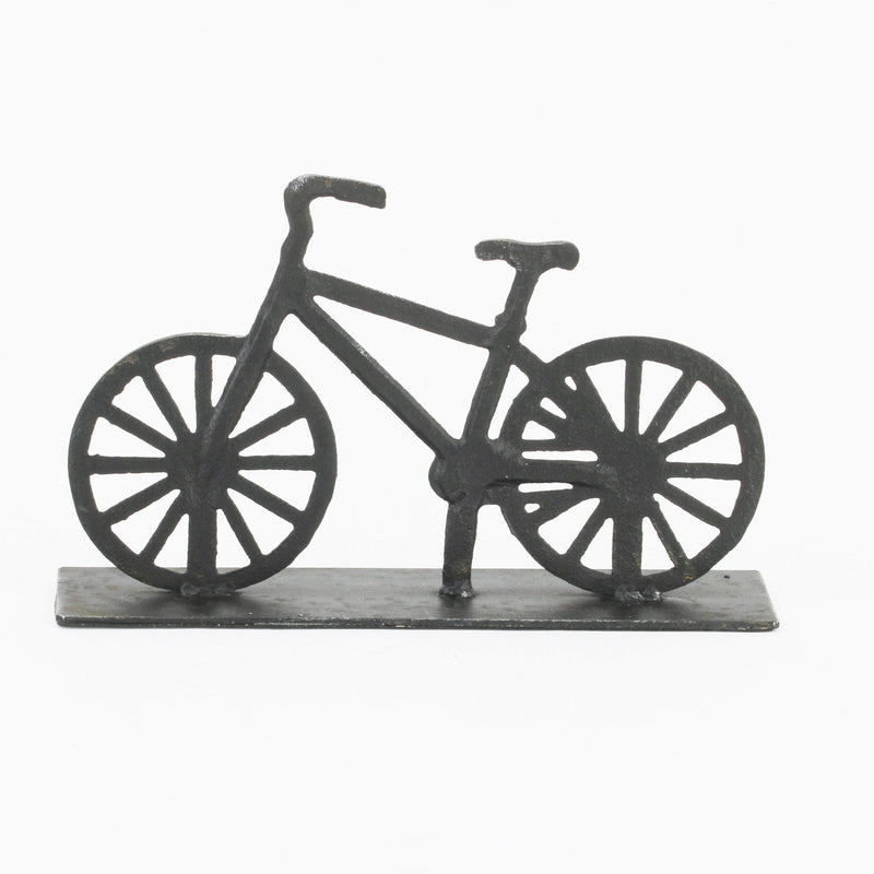 Bicycle Hand Painted Sculpture - Black