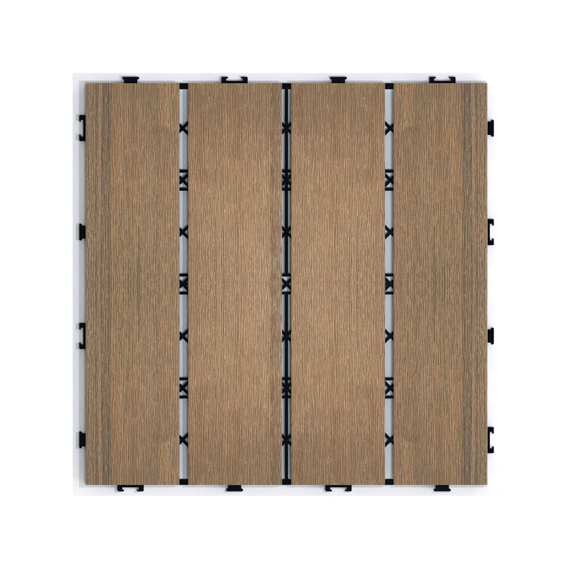 Patio Deck Tiles, Pack Of 22