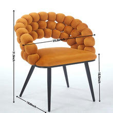 Load image into Gallery viewer, Modern Chair With Tube Legs, Soft Cushions And Comfortable Backrest

