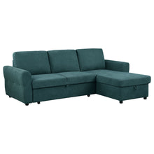 Load image into Gallery viewer, Kenna- Sleeper Sectional Sofa With Storage Ottoman
