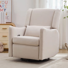 Load image into Gallery viewer, Wide Wingback Swivel Glider Rocker Recliner Chair
