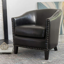 Load image into Gallery viewer, Enigmatica - Upholstered Club Chair With Nailhead Trim
