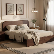 Load image into Gallery viewer, Platform Bed Frame With Rounded Headboard
