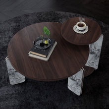 Load image into Gallery viewer, Coffee Table Set With Center Table &amp; Side Table
