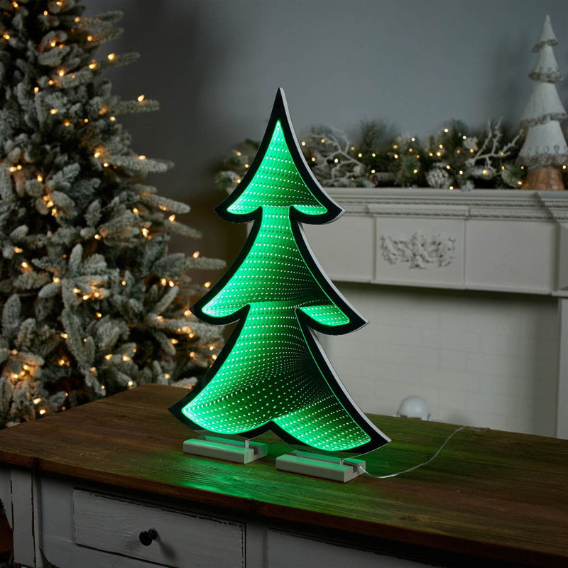 Trees Christmas Christmas Tree Tabletop Sculpture With LED (633774) - Green