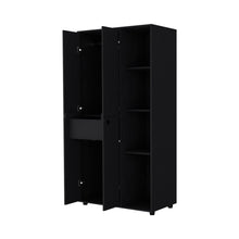 Load image into Gallery viewer, Drawer Dresser Wooden - Black
