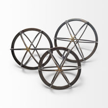 Load image into Gallery viewer, Round Tabletop Sculpture - Black
