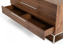 Load image into Gallery viewer, Manufactured Wood Three Drawer Dresser - Black Charcoal
