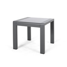 Load image into Gallery viewer, Cape Coral - Contemporary Side Table With Frosted Glass Top

