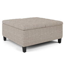 Load image into Gallery viewer, Harrison - Upholstered Coffee Table Storage Ottoman
