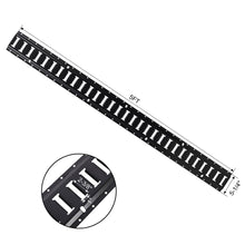 Load image into Gallery viewer, 12 Pieces E Track Tie-Down Rail Kit For Trucks, Vans, Garages - Black
