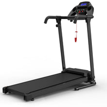 Load image into Gallery viewer, 2.5Hp Portable Treadmill With Handles, App Control &amp; LED Display - Black

