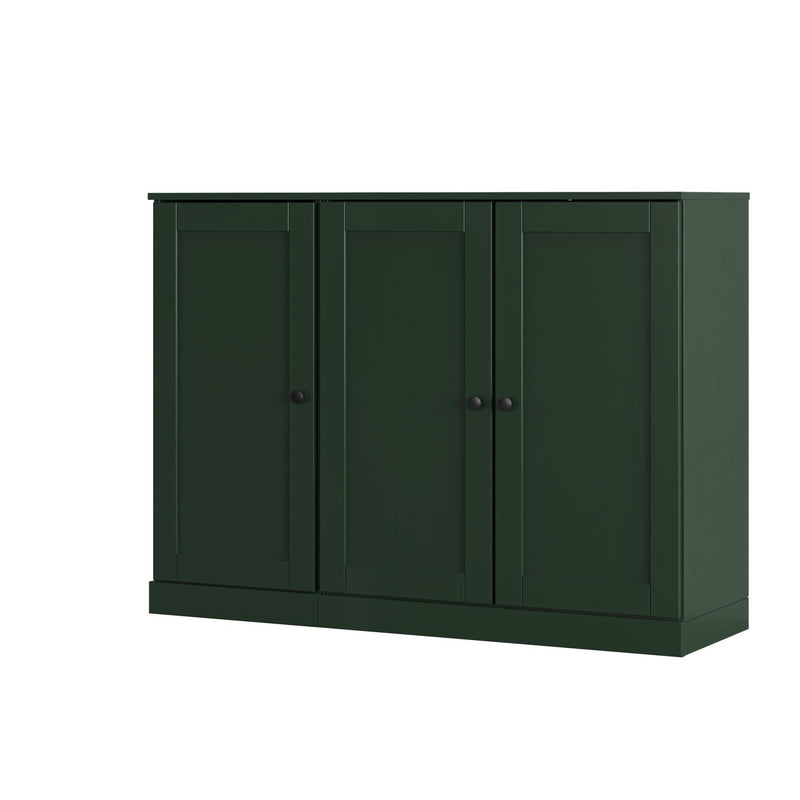 Solid Woodshoe Storage Cabinet (755982) - Green