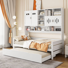 Load image into Gallery viewer, Daybed With All-In-One Cabinet And Shelf
