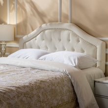 Load image into Gallery viewer, Kaarina - Contemporary Tufted Fabric Headboard

