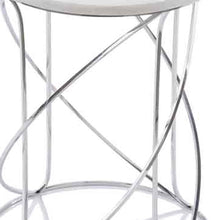 Load image into Gallery viewer, Marble Round End Tables - White
