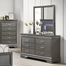Load image into Gallery viewer, 1 Piece Dresser 6 Drawers Bedroom Furniture - Gray

