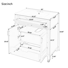 Load image into Gallery viewer, Bathroom Vanity With Sink Storage Cabinet - Blue
