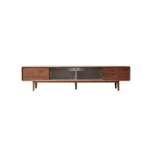 Load image into Gallery viewer, TV Cabinet With Chinese Changhong Glass Doors, Two Drawer Storage Space TV Standing

