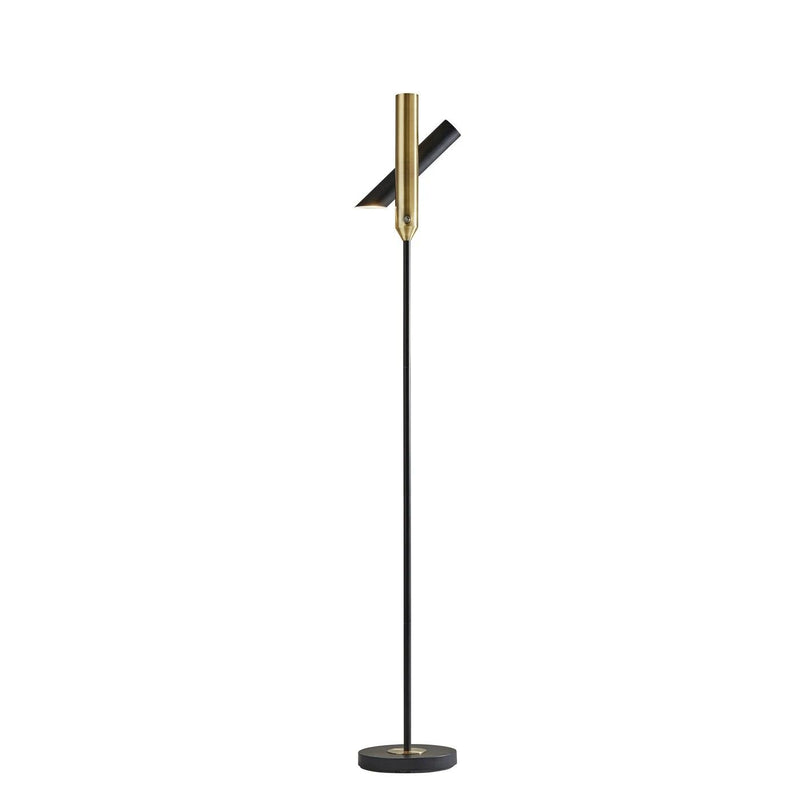 Metal LED Torchiere - Black