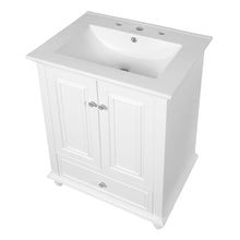 Load image into Gallery viewer, Modern Bathroom Vanity With Sink, Cabinet With Drawer And Dividers, Rectangular Storage Unit
