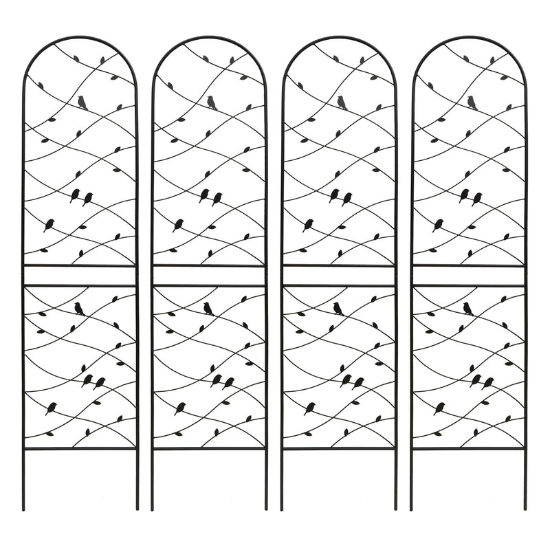 Garden Rustproof Trellis For Climbing Plants