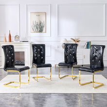 Load image into Gallery viewer, Elegant Design Alligator Skin Upholstered Dining Chairs
