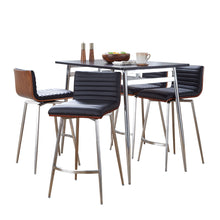 Load image into Gallery viewer, Marcel Mason - 5 Piece Swivel Contemporary Counter Height Dining Set
