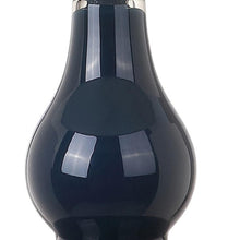 Load image into Gallery viewer, Gourd Desk Lamp With Drum Shade - Navy Blue

