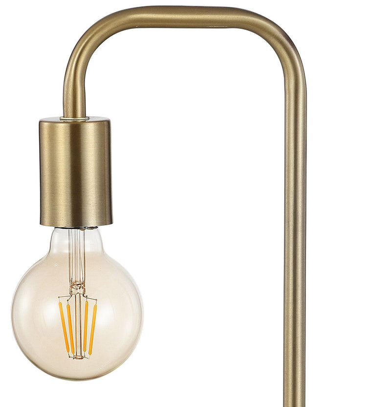 Round Table Lamp - Brass