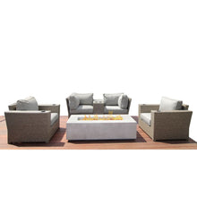Load image into Gallery viewer, Outdoor Elegance Conversation Set With Fire Pit
