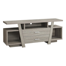 Load image into Gallery viewer, TV Stand, Console, Media Entertainment Center, Storage Drawers, Contemporary &amp; Modern - Taupe
