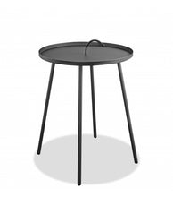 Load image into Gallery viewer, Stainless Steel Round End Table - Gray
