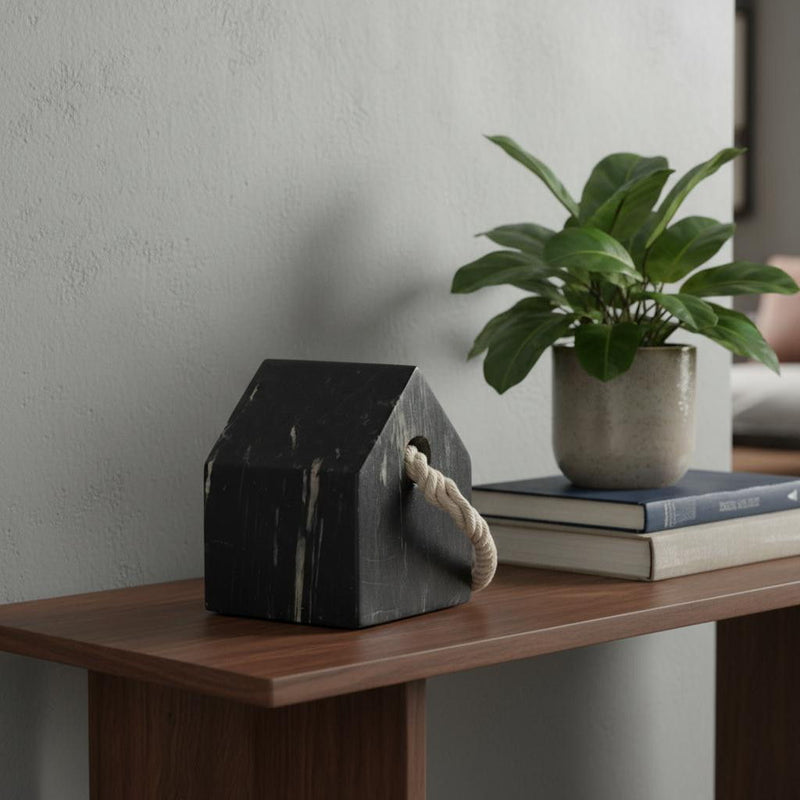 Marble Tabletop Sculpture - Black