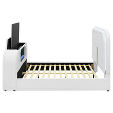 Load image into Gallery viewer, Shelyn - Bed With LED, TV Cabinet, Fireplace &amp; Bluetooth
