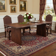 Load image into Gallery viewer, 96" Solid Wood Live Edge Sled Base Dining Table - Brown
