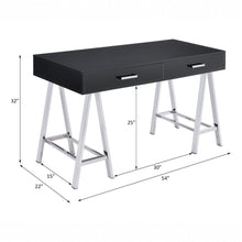 Load image into Gallery viewer, Coleen - High Gloss Writing Desk With USB
