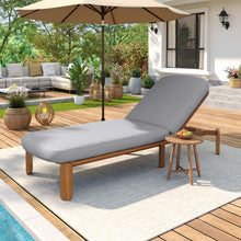 Load image into Gallery viewer, Outdoor Chaise Lounge With Adjustable Backrest
