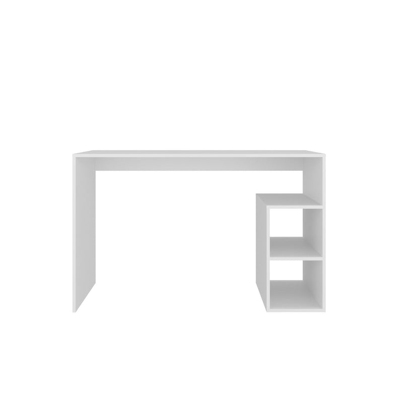 Pedestal Computer Desk - White