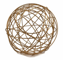 Load image into Gallery viewer, Decorative Orb Tabletop Sculpture (568884) - Gold
