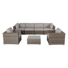 Load image into Gallery viewer, Stylish Entertainment Sectional Set, Outdoor Living
