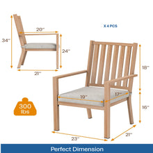 Load image into Gallery viewer, Patio Dining Chairs With Thick Cushions
