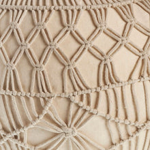 Load image into Gallery viewer, Cotton Ottoman Round - Cream
