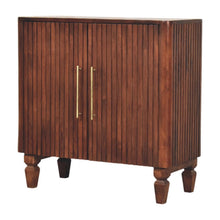 Load image into Gallery viewer, Round Accent Cabinet With Single Door (738388) - Brown
