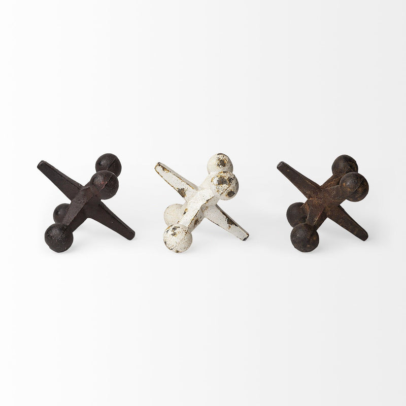 Jack Sculptures (Set of 3) - White