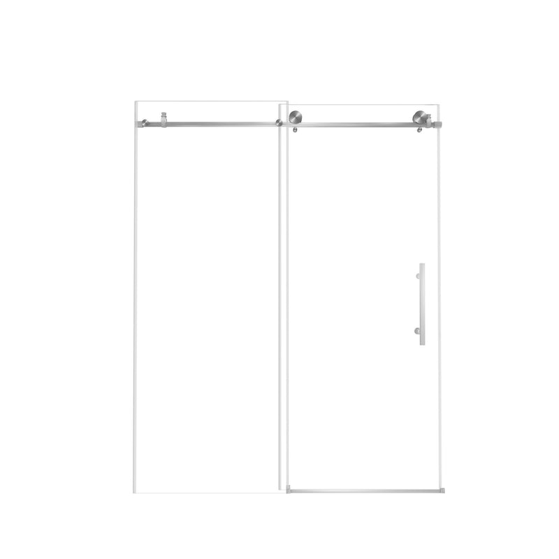 Frameless Shower Door, Smooth Sliding Tracks