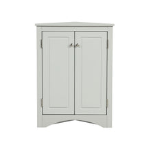 Load image into Gallery viewer, Triangle Bathroom Storage Cabinet With Adjustable Shelves, Freestanding Floor Cabinet For Home Kitchen

