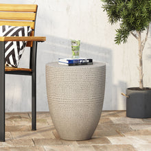 Load image into Gallery viewer, Outdoor Lightweight Concrete, Side Table - Natural
